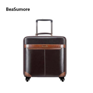 BeaSumore Men Business Rolling Luggage Set S