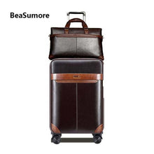 Load image into Gallery viewer, BeaSumore Men Business Rolling Luggage Set S