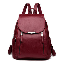 Load image into Gallery viewer, Casual Backpack Female Brand Leather