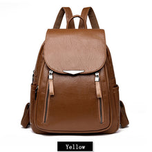 Load image into Gallery viewer, Casual Backpack Female Brand Leather