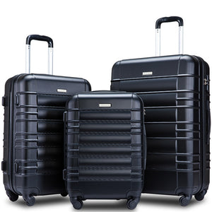 3 Piece Set Travel Tolley Case Luggage Suitcase