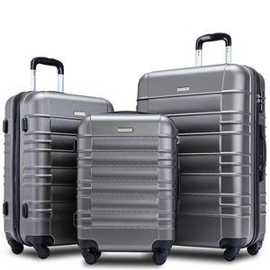 3 Piece Set Travel Tolley Case Luggage Suitcase