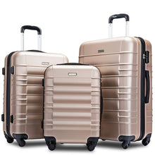 Load image into Gallery viewer, 3 Piece Set Travel Tolley Case Luggage Suitcase