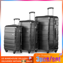 Load image into Gallery viewer, VOGVIGO Set of 3 Luggage Expandable Lightweight