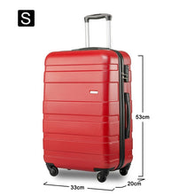 Load image into Gallery viewer, VOGVIGO Set of 3 Luggage Expandable Lightweight