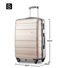 Load image into Gallery viewer, VOGVIGO Set of 3 Luggage Expandable Lightweight