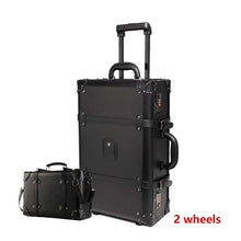 Load image into Gallery viewer, LeTrend Retro Rolling Luggage Set Spinner Women