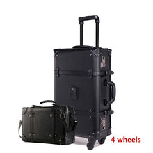 Load image into Gallery viewer, LeTrend Retro Rolling Luggage Set Spinner Women