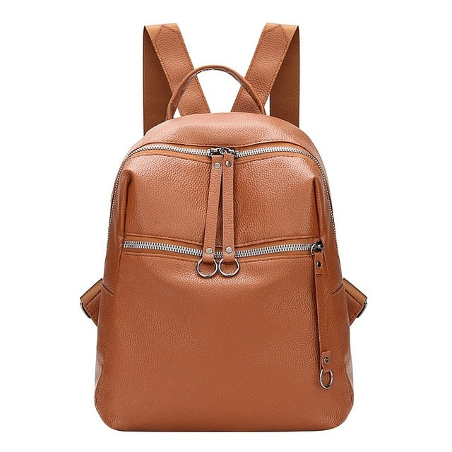 Fashion Women Backpacks Soft PU Leather Backpack Shoulder