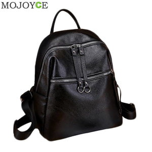 Fashion Women Backpacks Soft PU Leather Backpack Shoulder